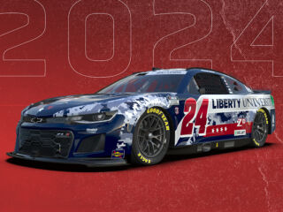 All angles: See the No. 24 Liberty University Patriotic Chevy for William Byron